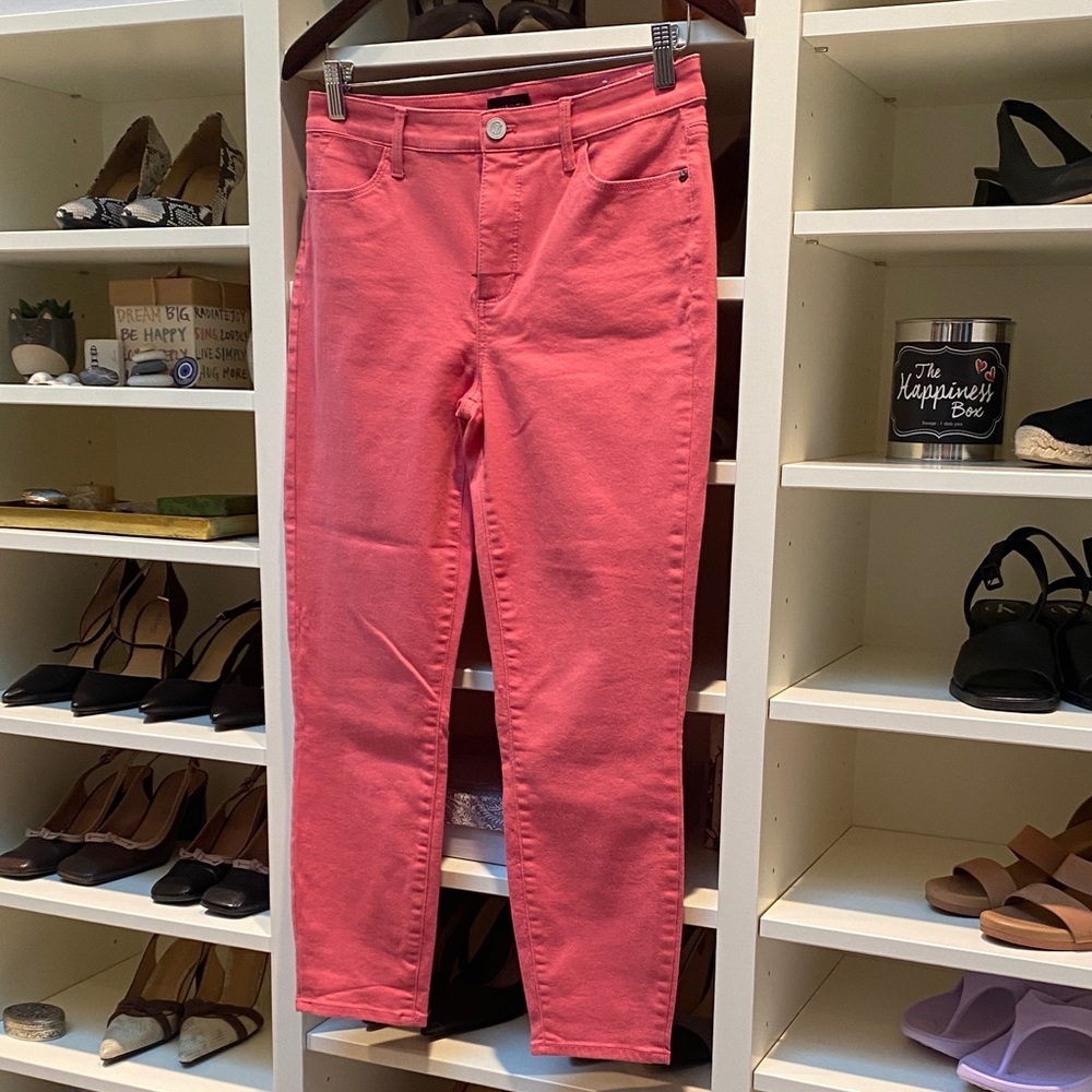 Talbots Jeggings - Orange Ankle Jeans.  Stretch.  Size 4. Like NEW.